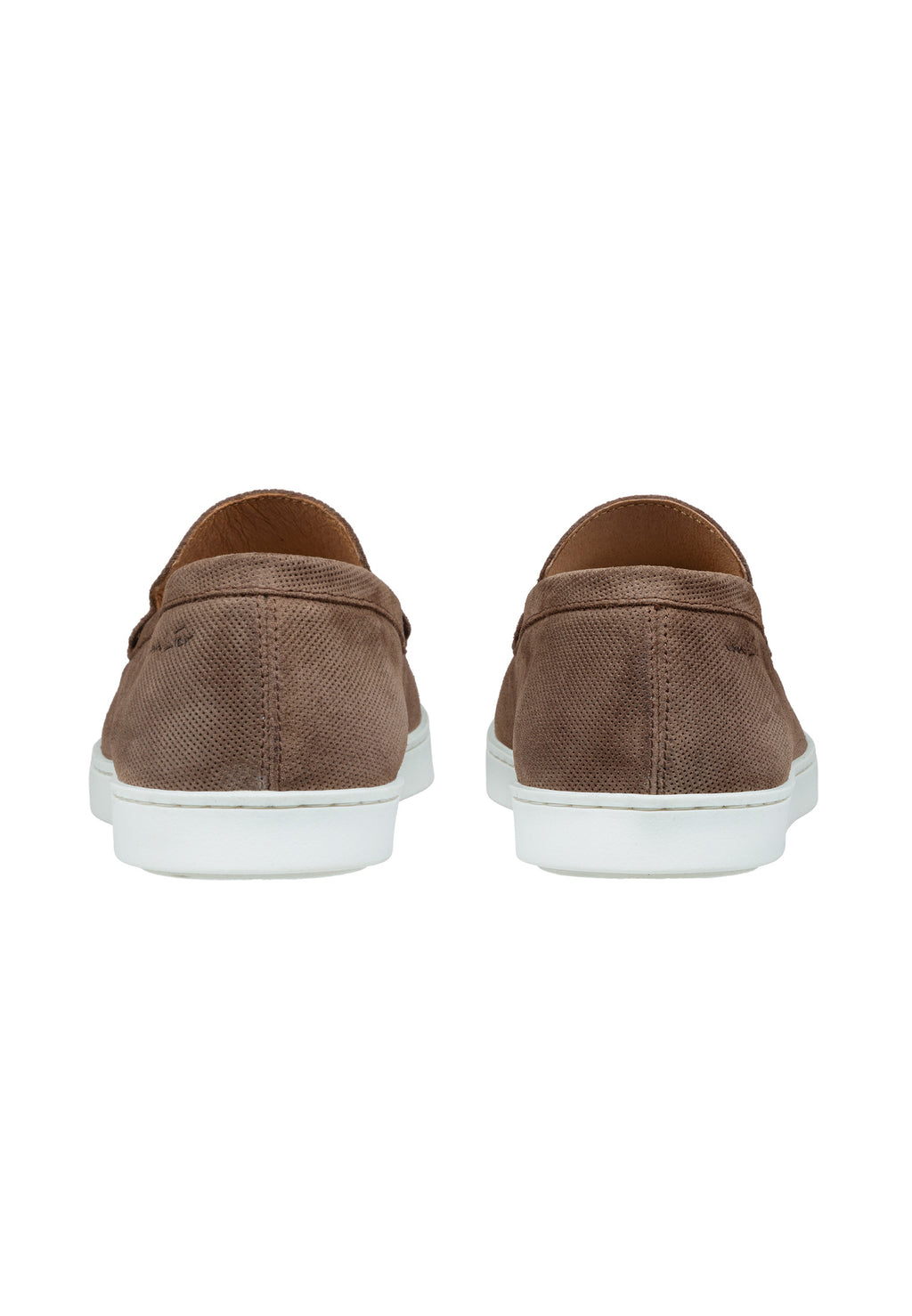 Light brown suede Lugano loafer