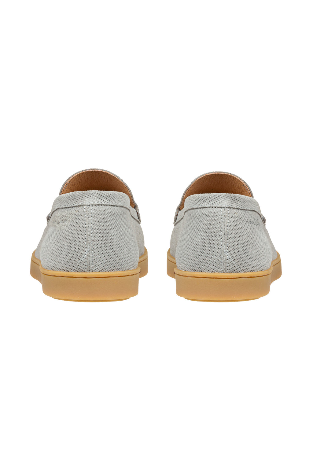 Licht grijs suède Lugano loafer