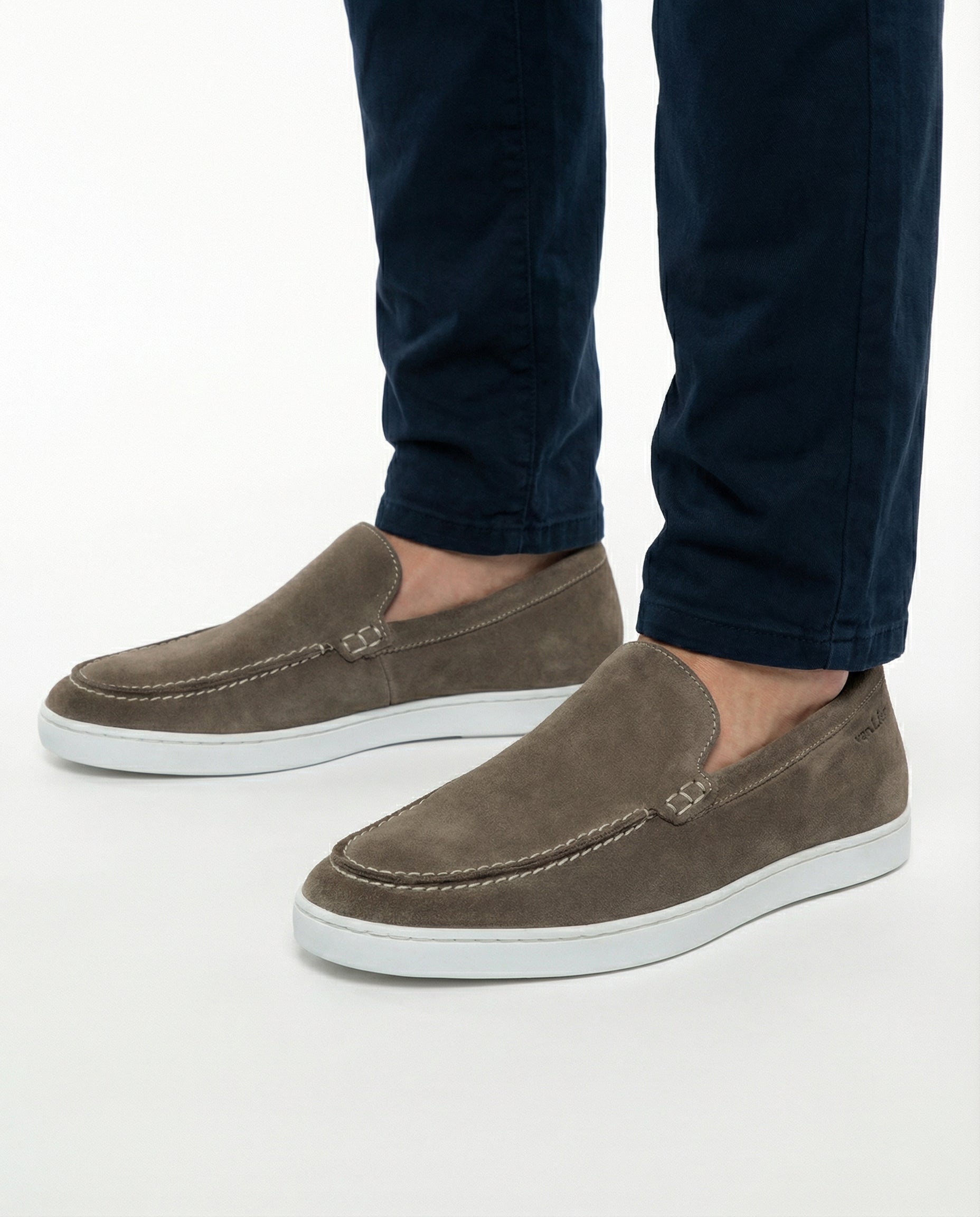 Taupe suède Lugano loafer