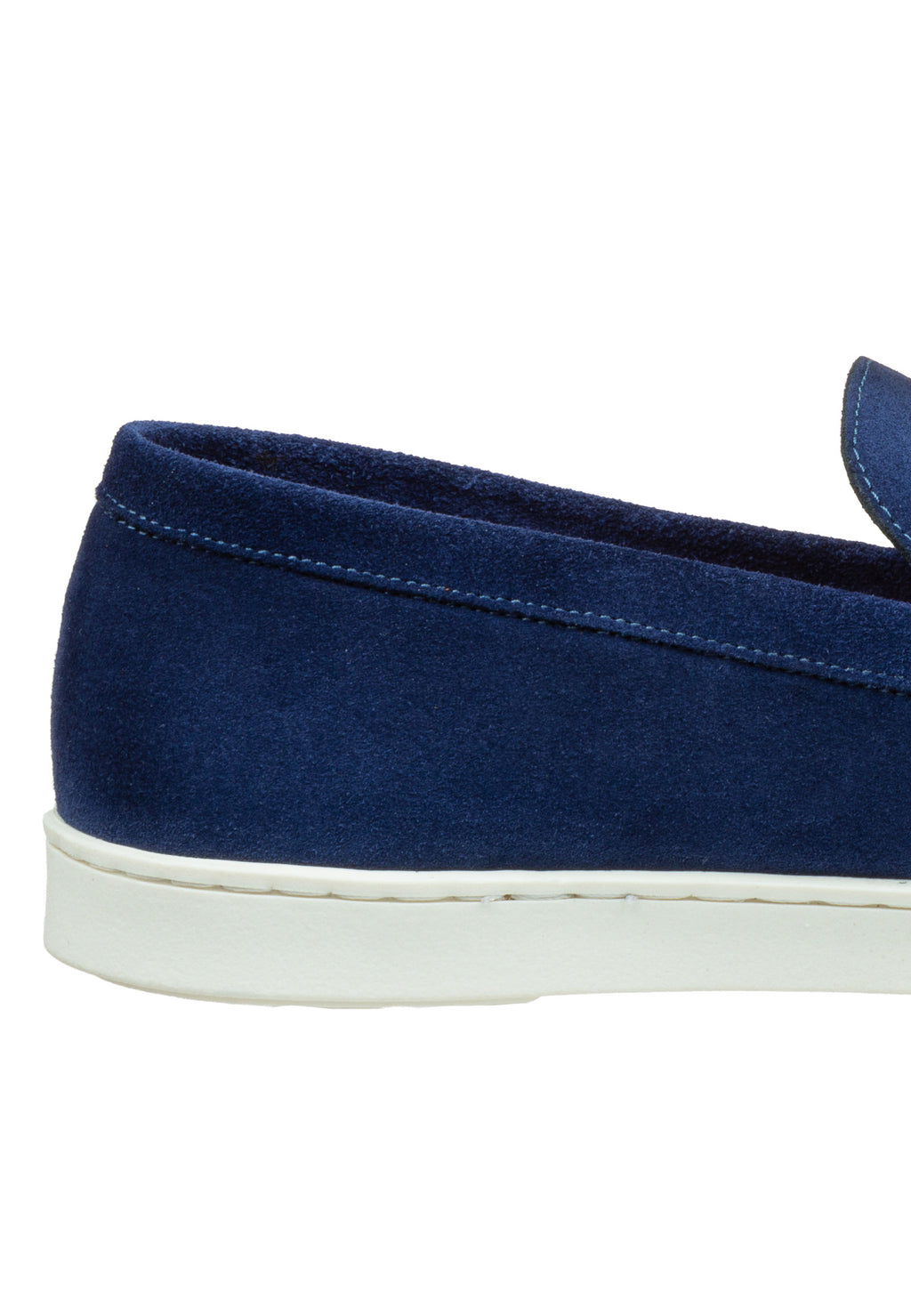 Blauw suède Lugano loafer