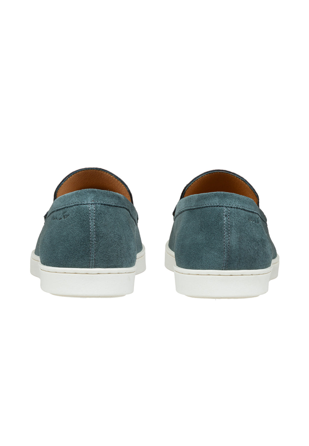 Petrol blauw suède Lugano loafer