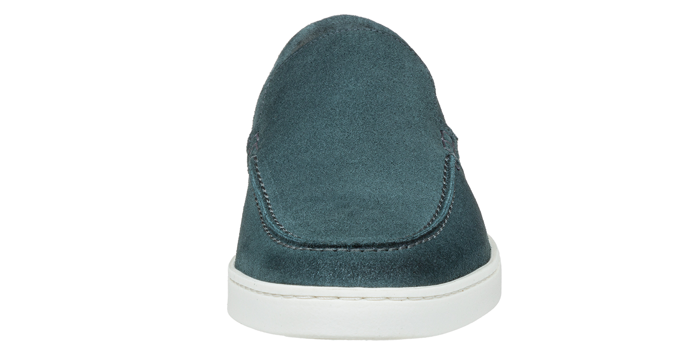 Petrol blauw suède Lugano loafer