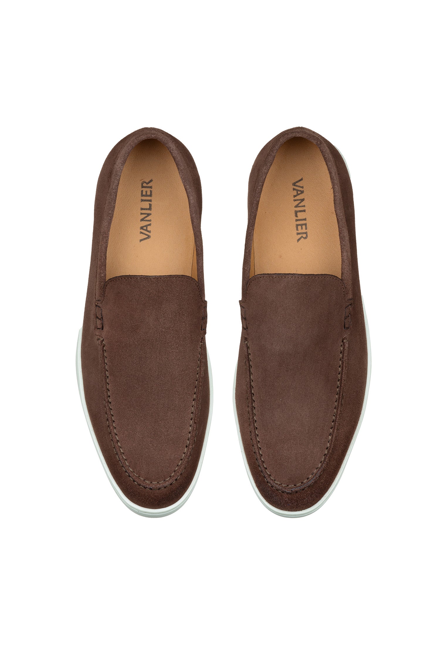 Donker bruin suède Lugano loafer