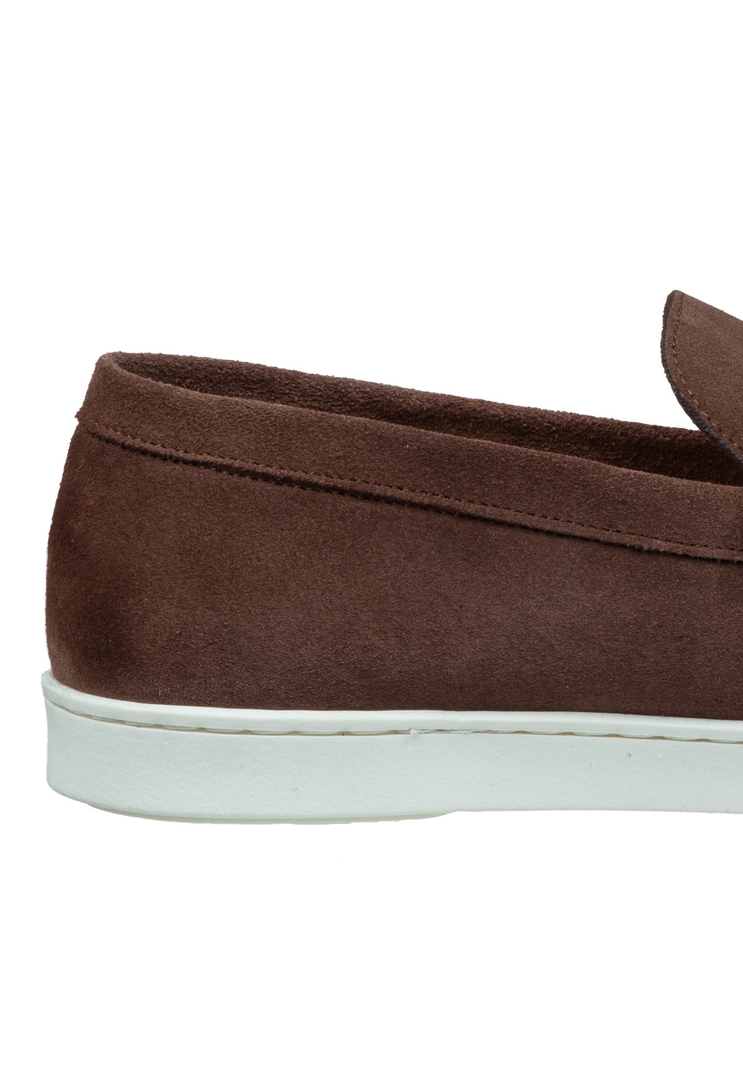Donker bruin suède Lugano loafer