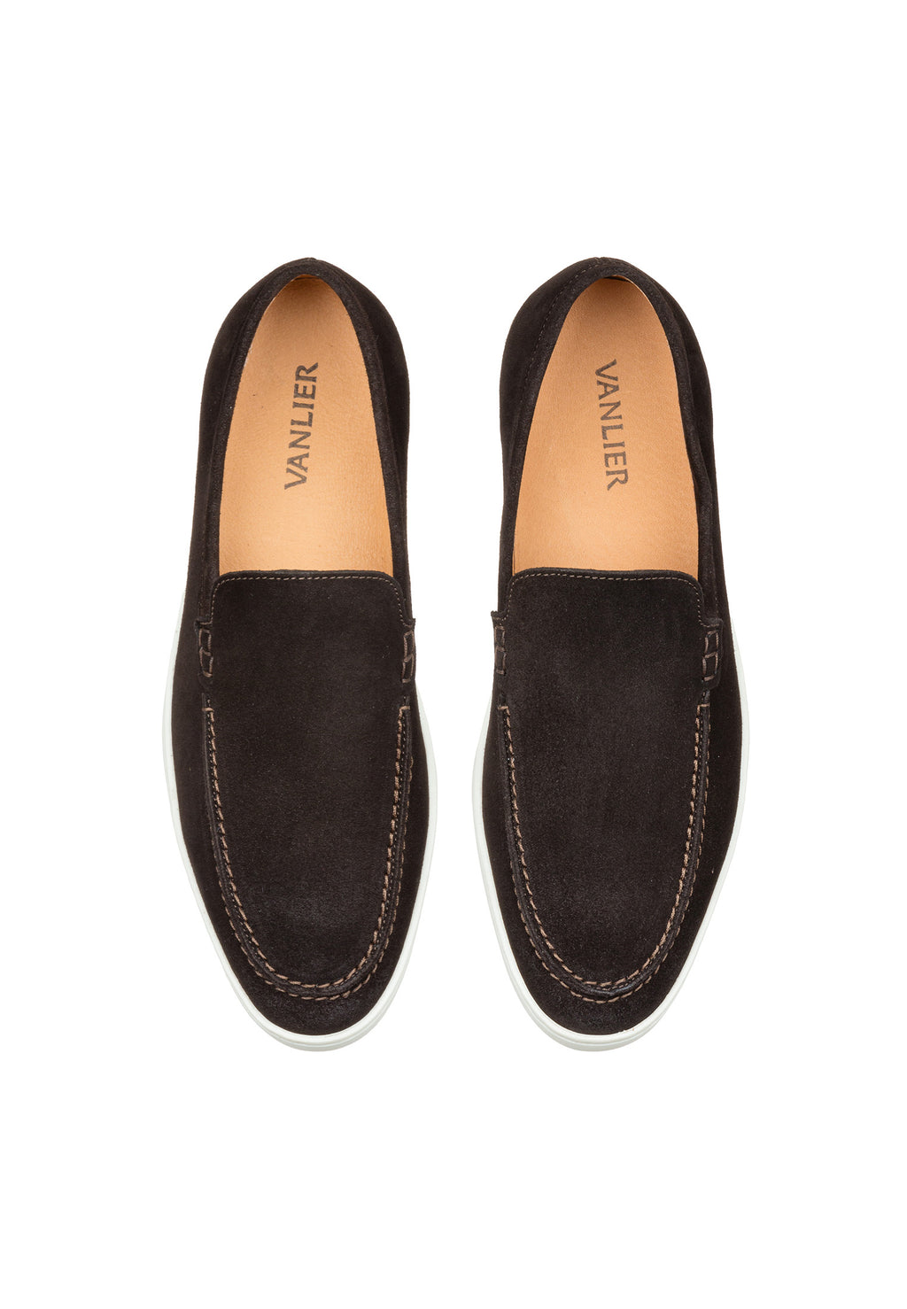 Testa di moro bruin suède Lugano loafer