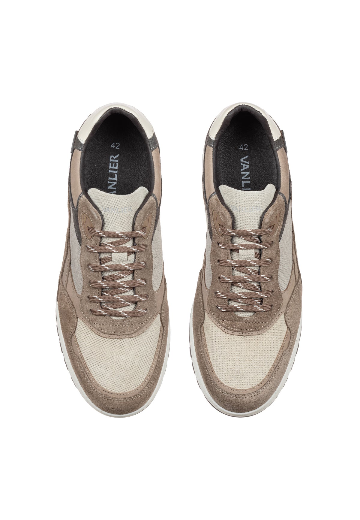 Taupe combi suède Ravello sneaker