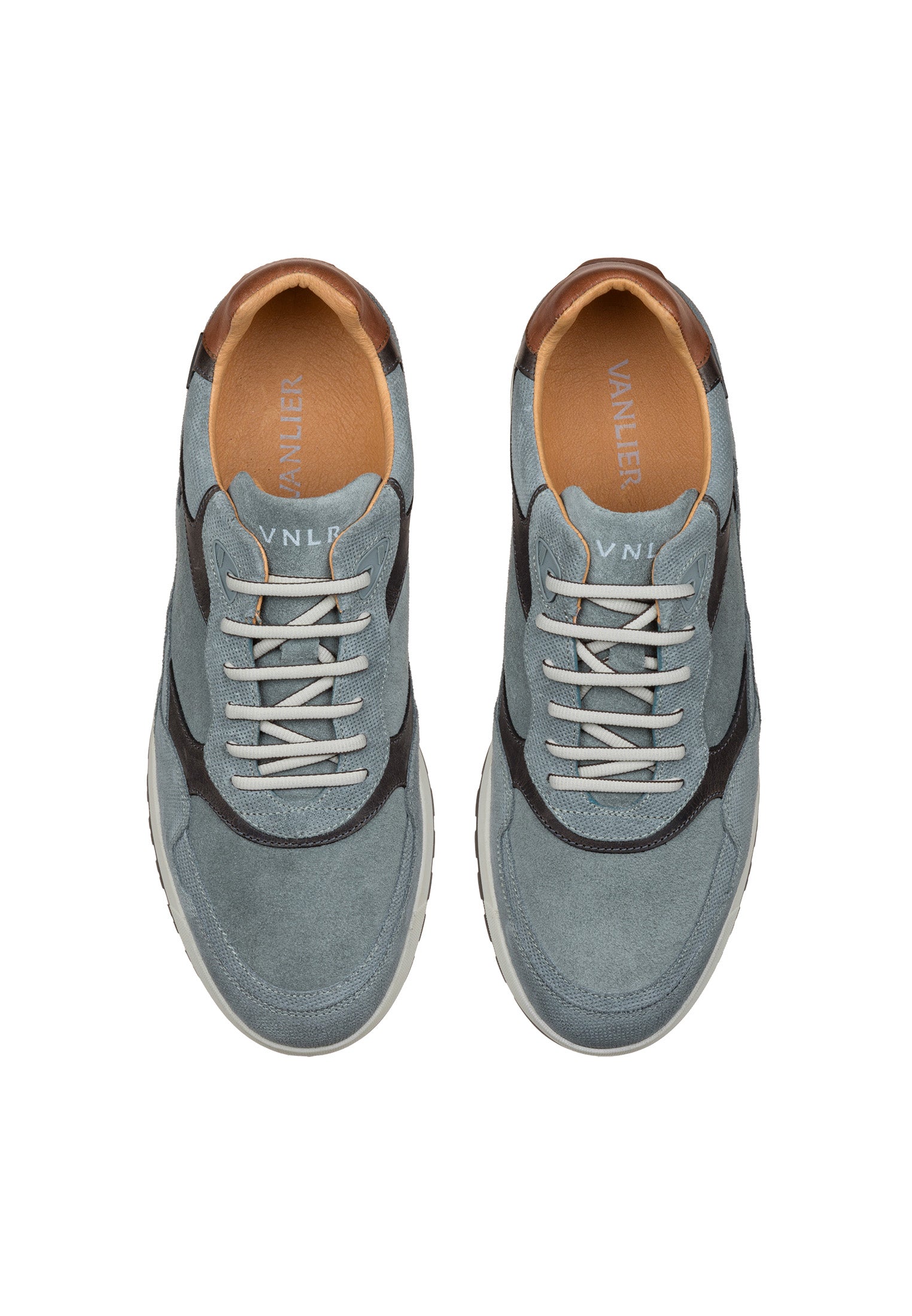 Sneaker Ravello en daim gris bleu