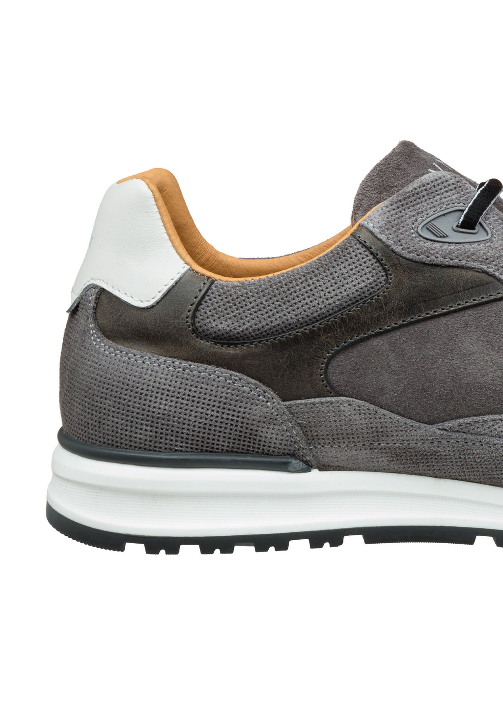 Antraciet grijs suède Ravello sneaker