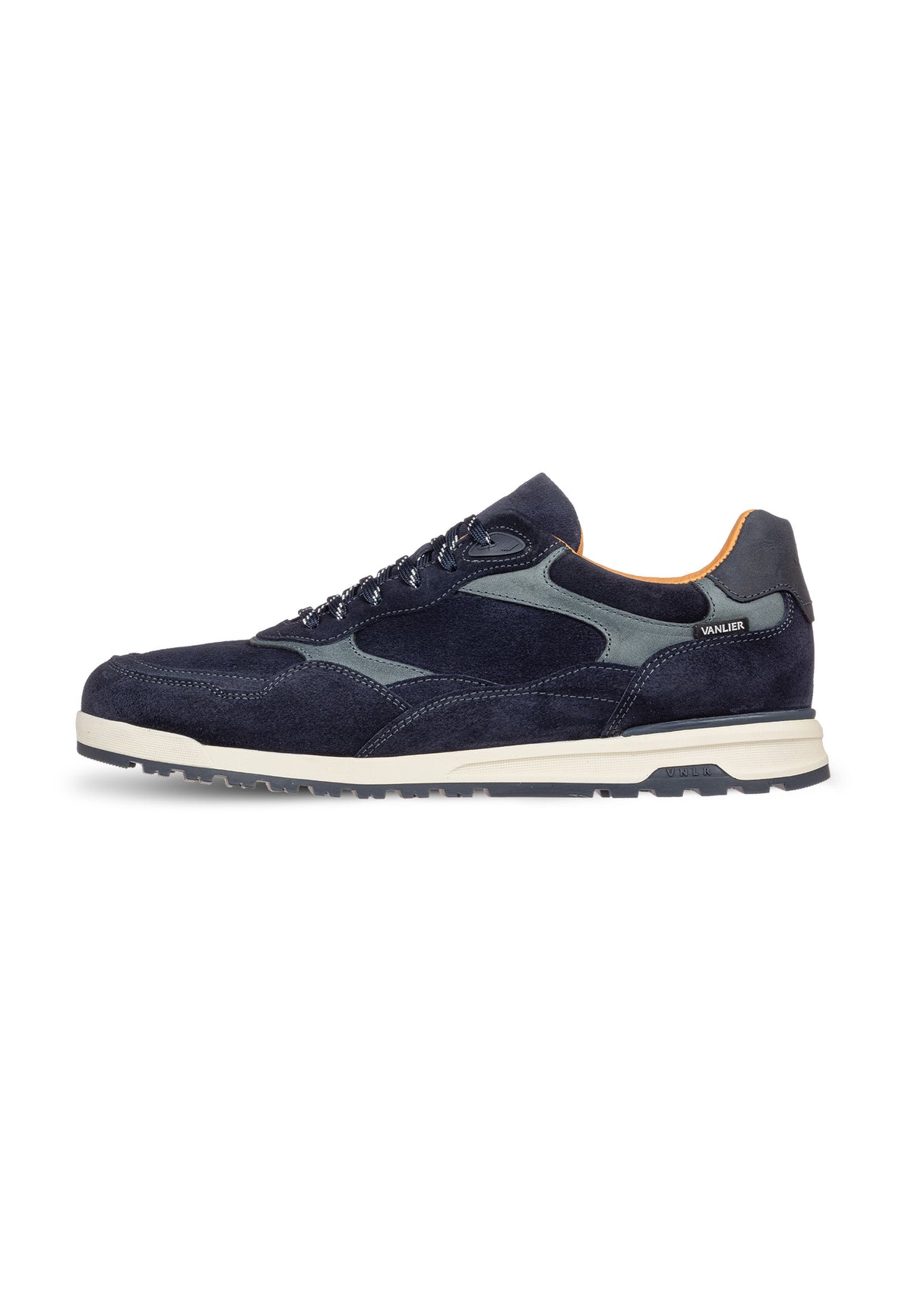 Navy blauw suède Ravello sneaker