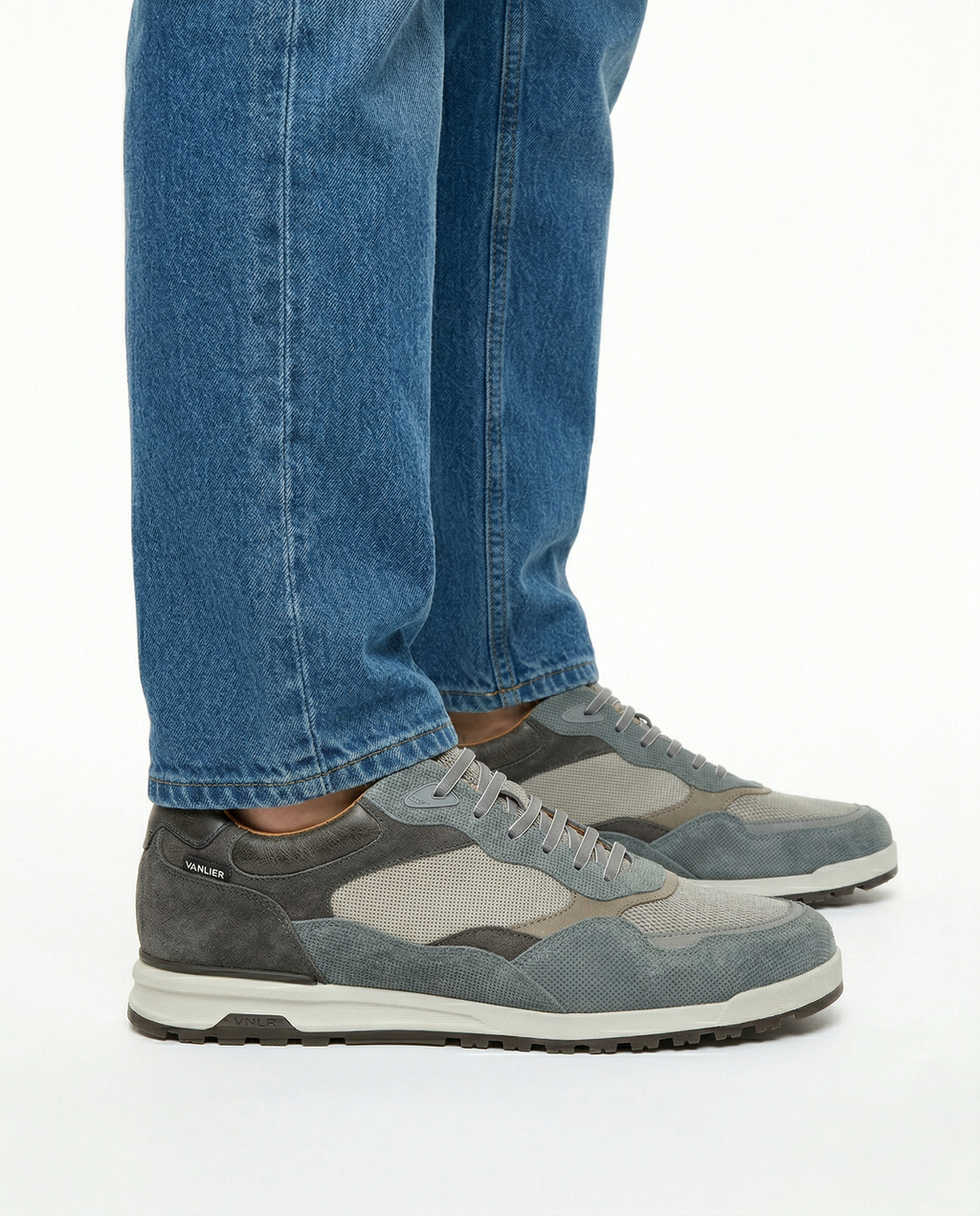 Grijs blauw combi Ravello sneaker