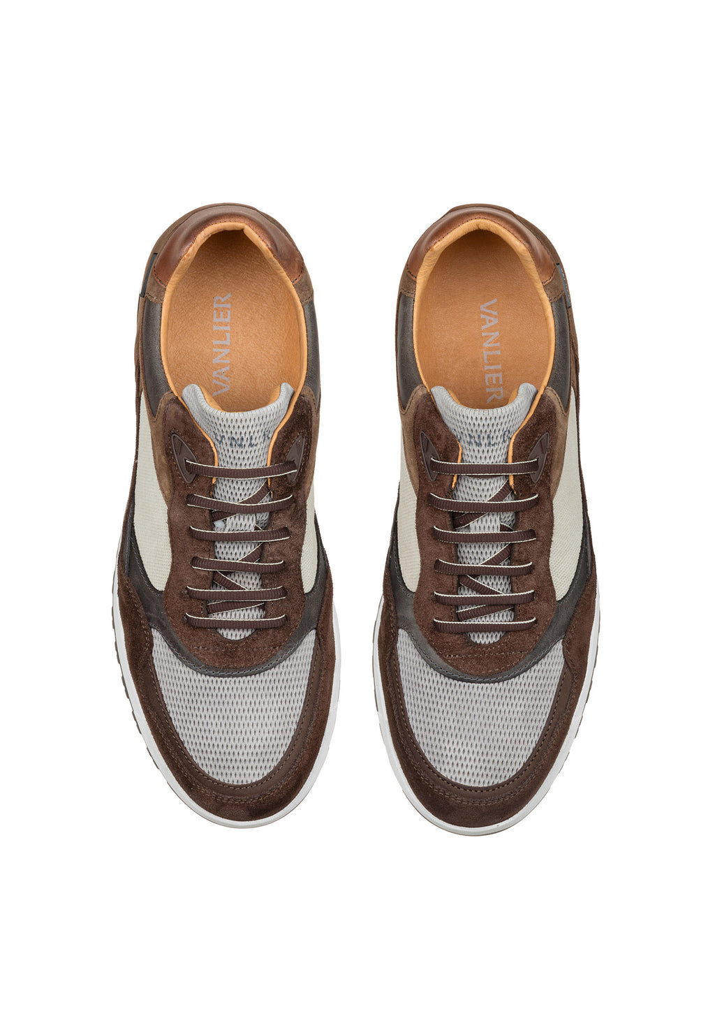 Testa di moro bruin combi Ravello sneaker