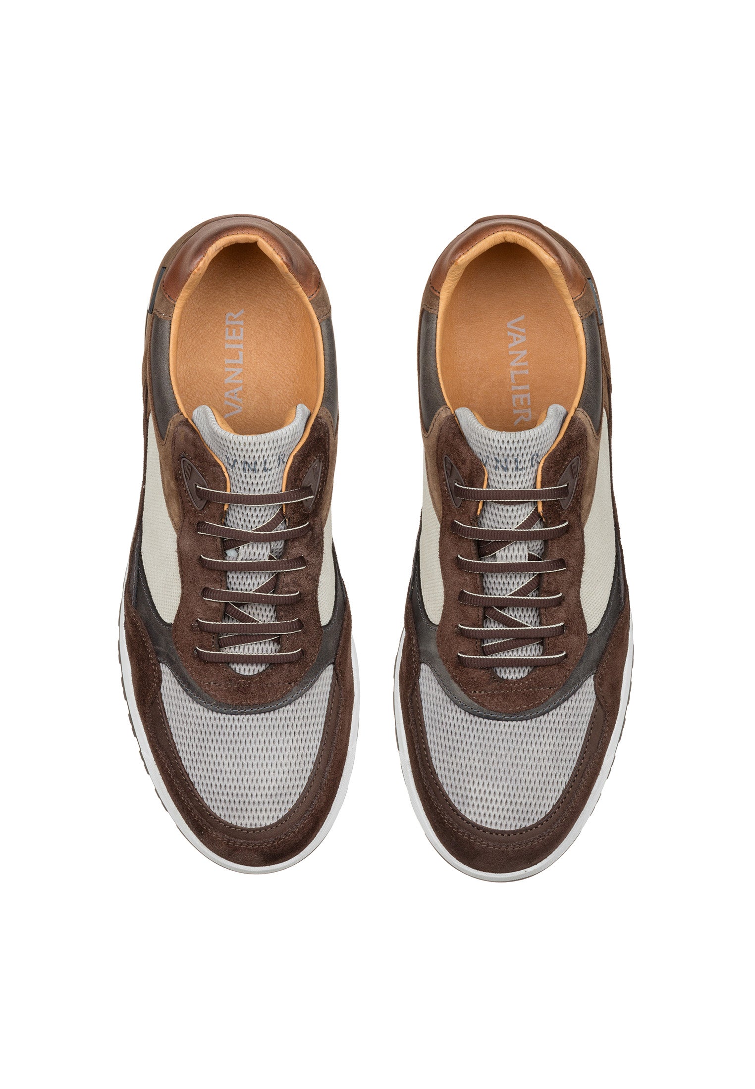 Testa di moro bruin combi Ravello sneaker