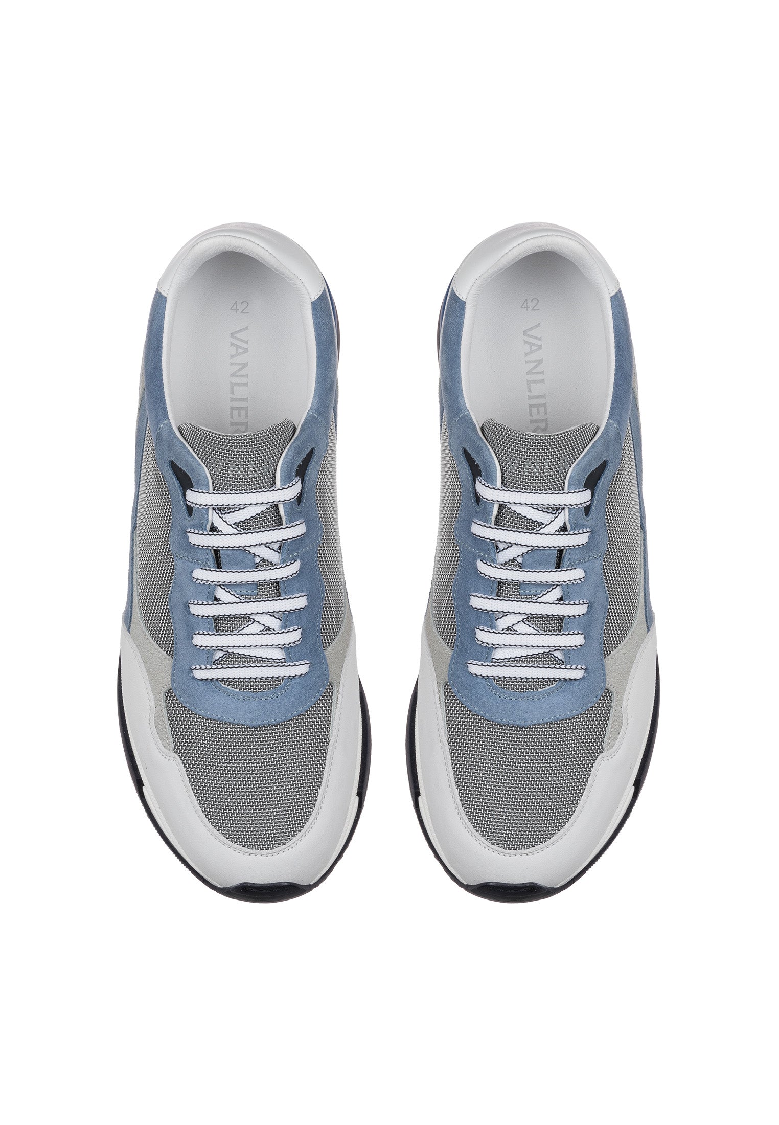Licht blauw combi Romeo sneaker