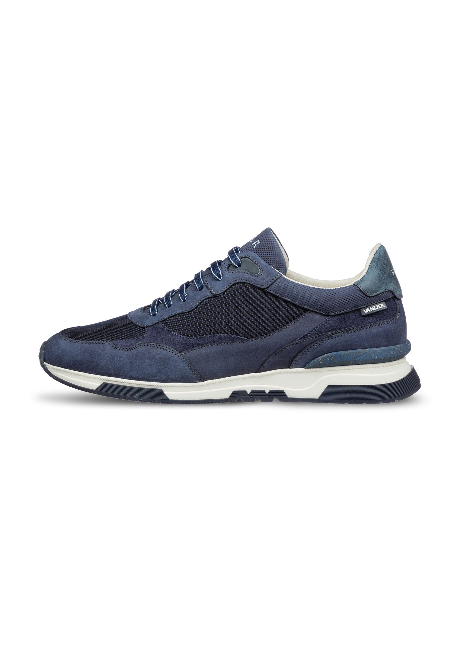 Navy blauw combi Romeo sneaker