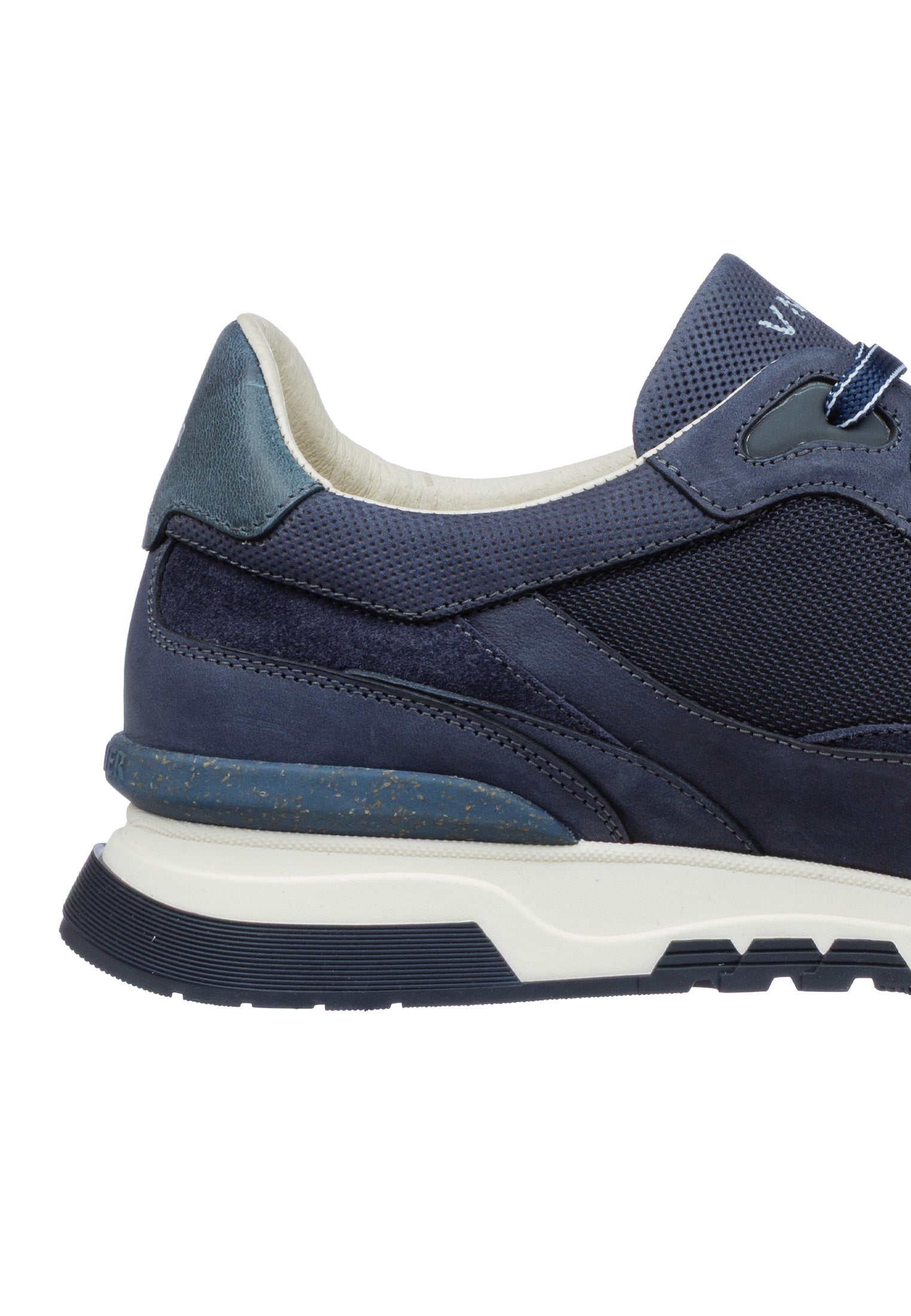 Navy blauw combi Romeo sneaker