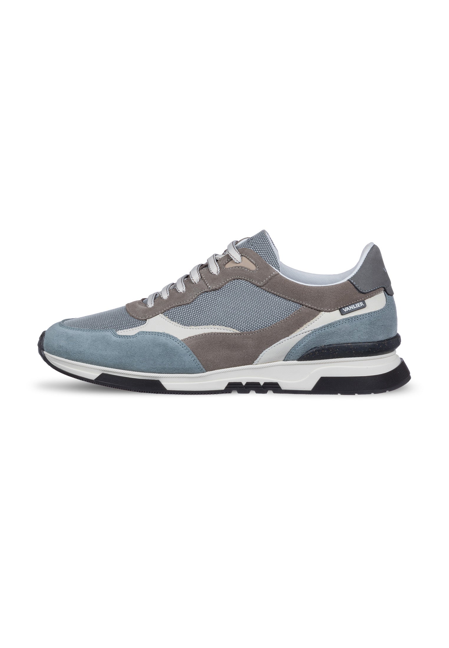 Blauw grijs combi Romeo sneaker