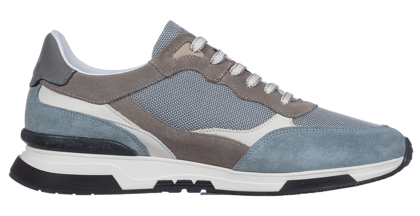 Blauw grijs combi Romeo sneaker
