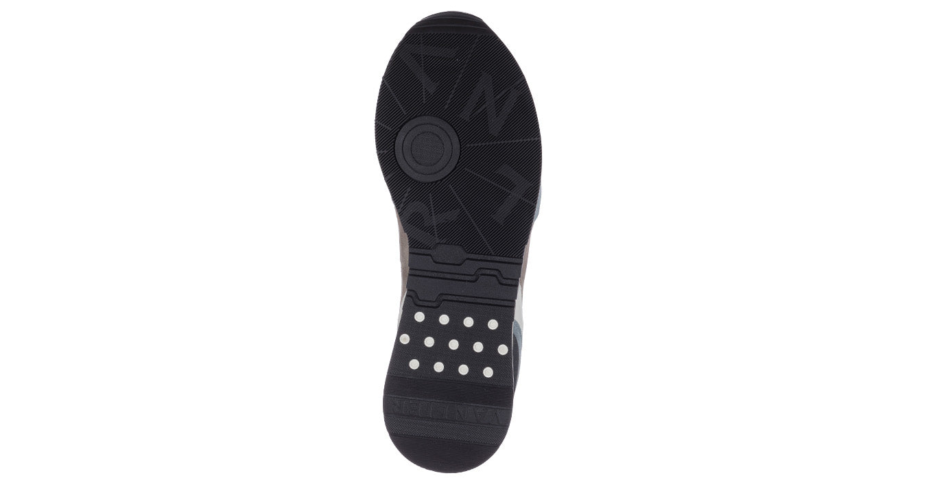 Blauw grijs combi Romeo sneaker