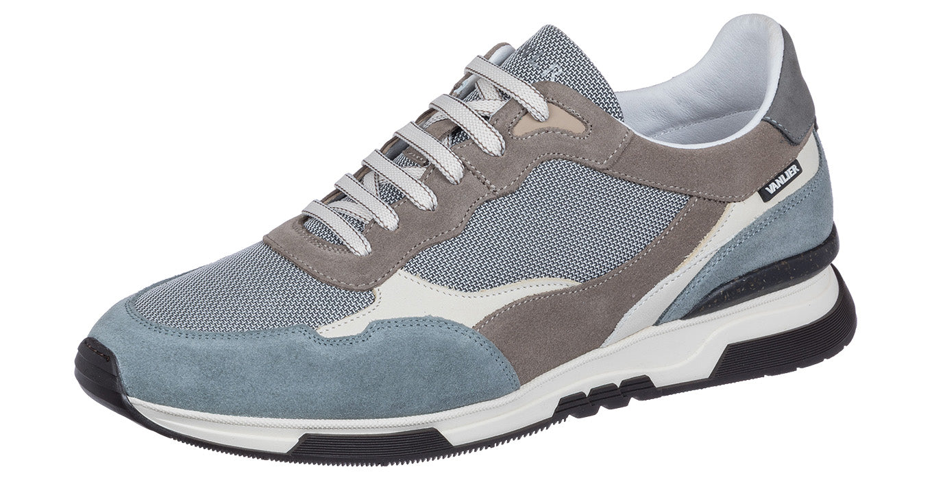Blauw grijs combi Romeo sneaker