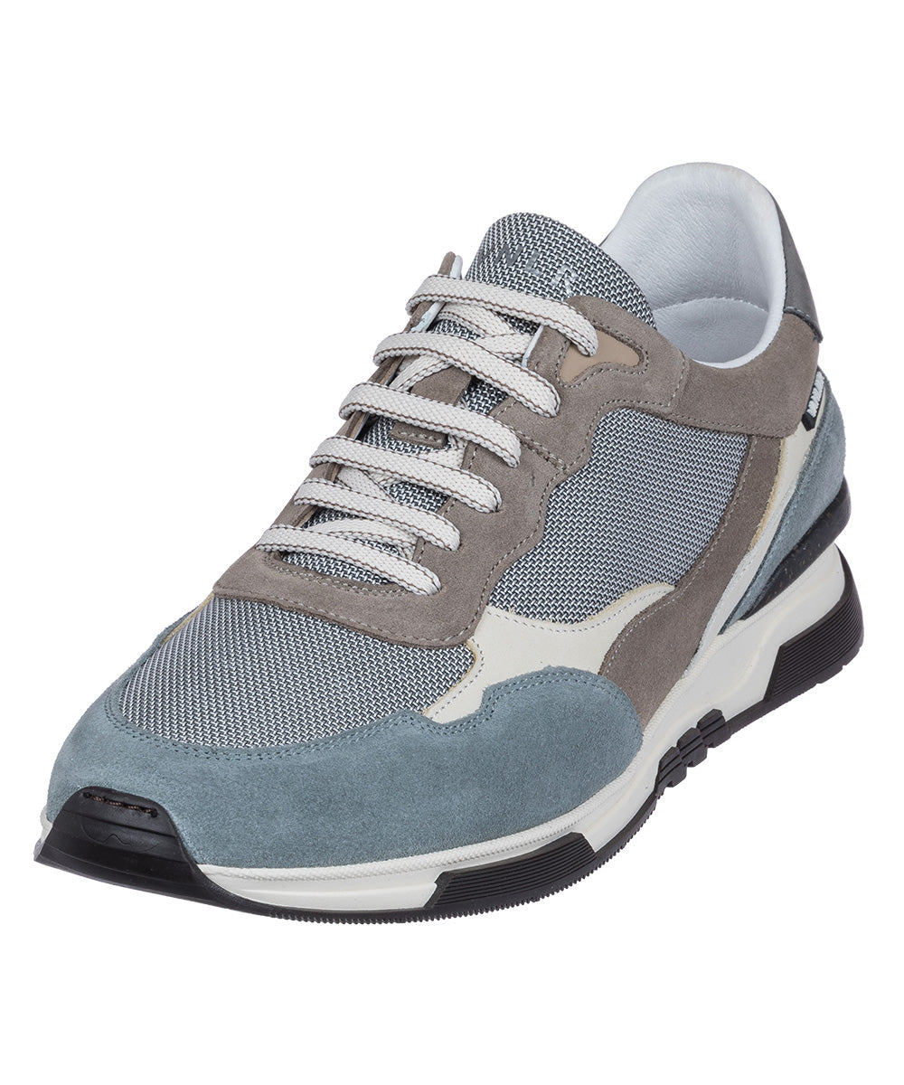 Blauw grijs combi Romeo sneaker