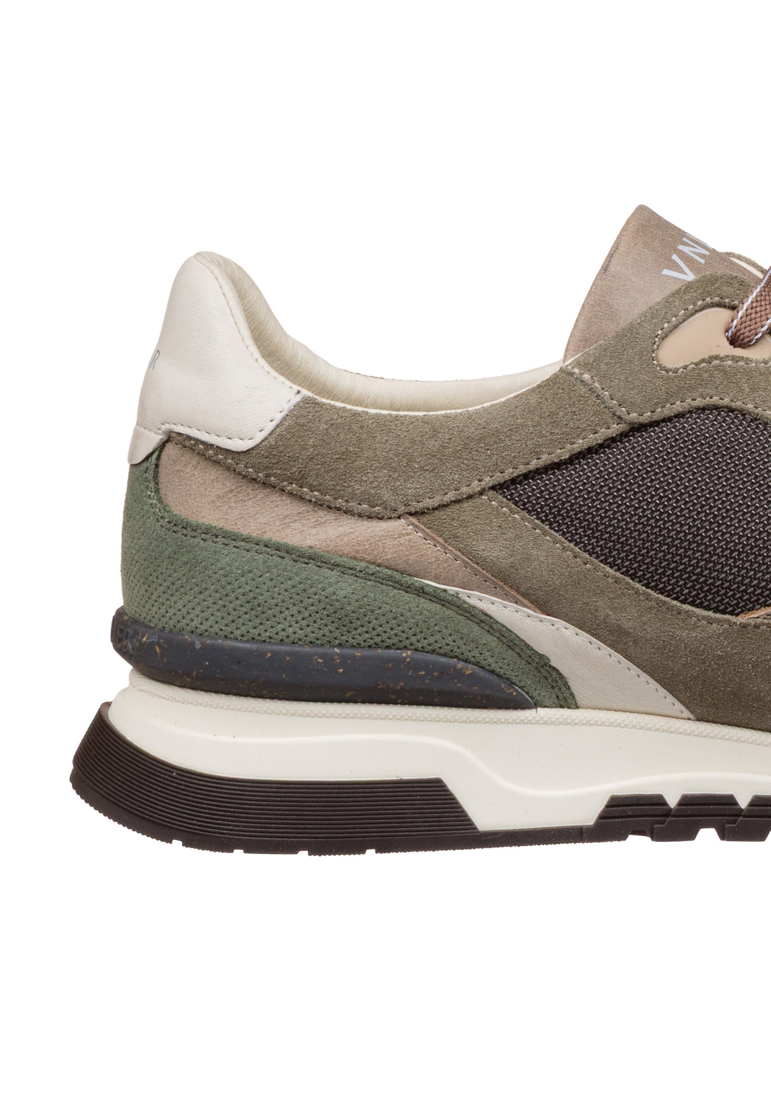 Bruin groen combi Romeo sneaker