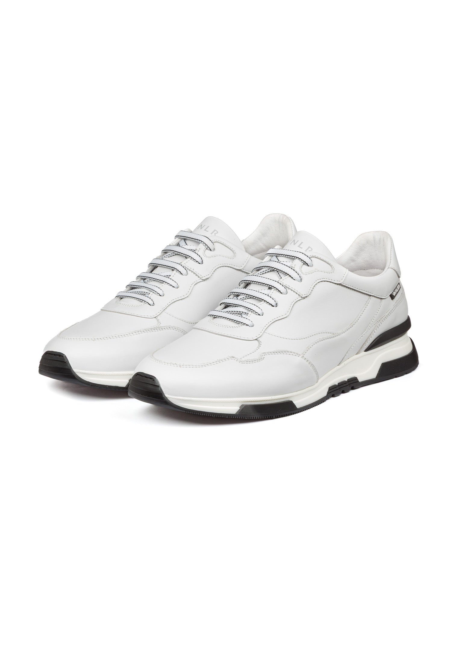 Wit gladleren Romeo sneaker