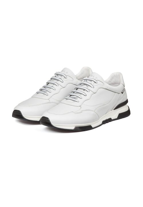 Wit gladleren Romeo sneaker