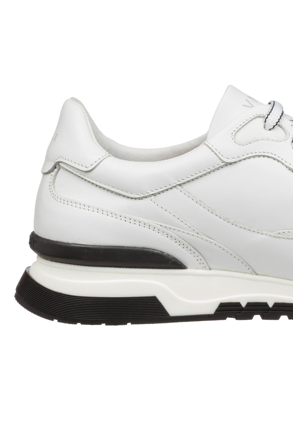 Wit gladleren Romeo sneaker