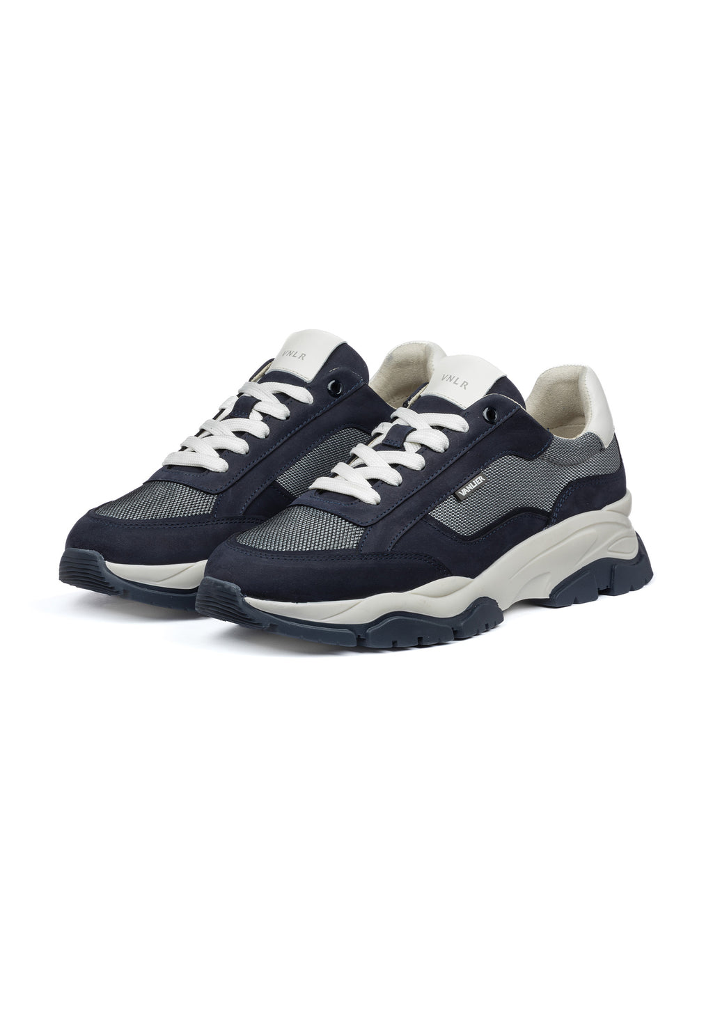 Navy blauw combi Raptor sneaker