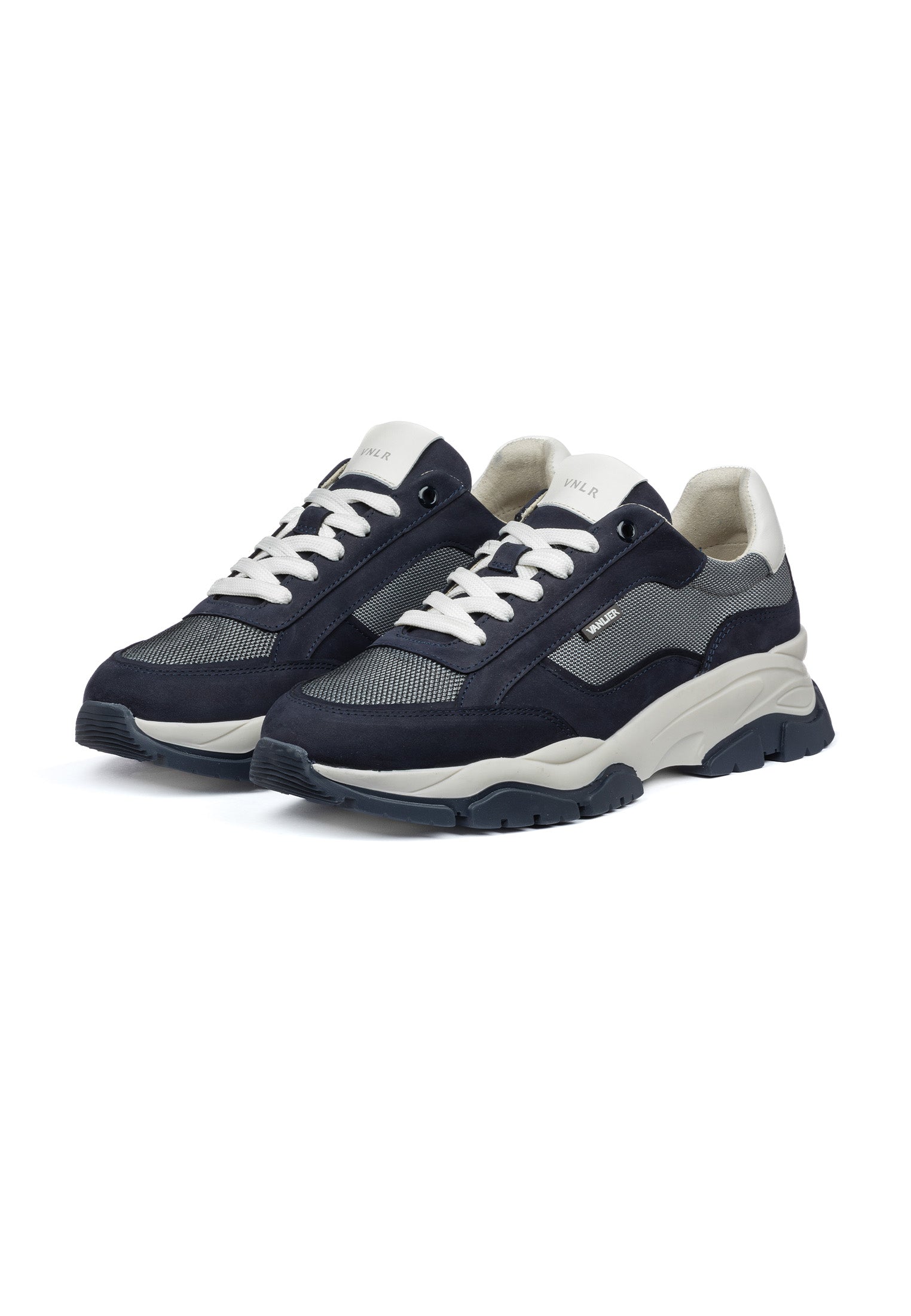 Navy blauw combi Raptor sneaker