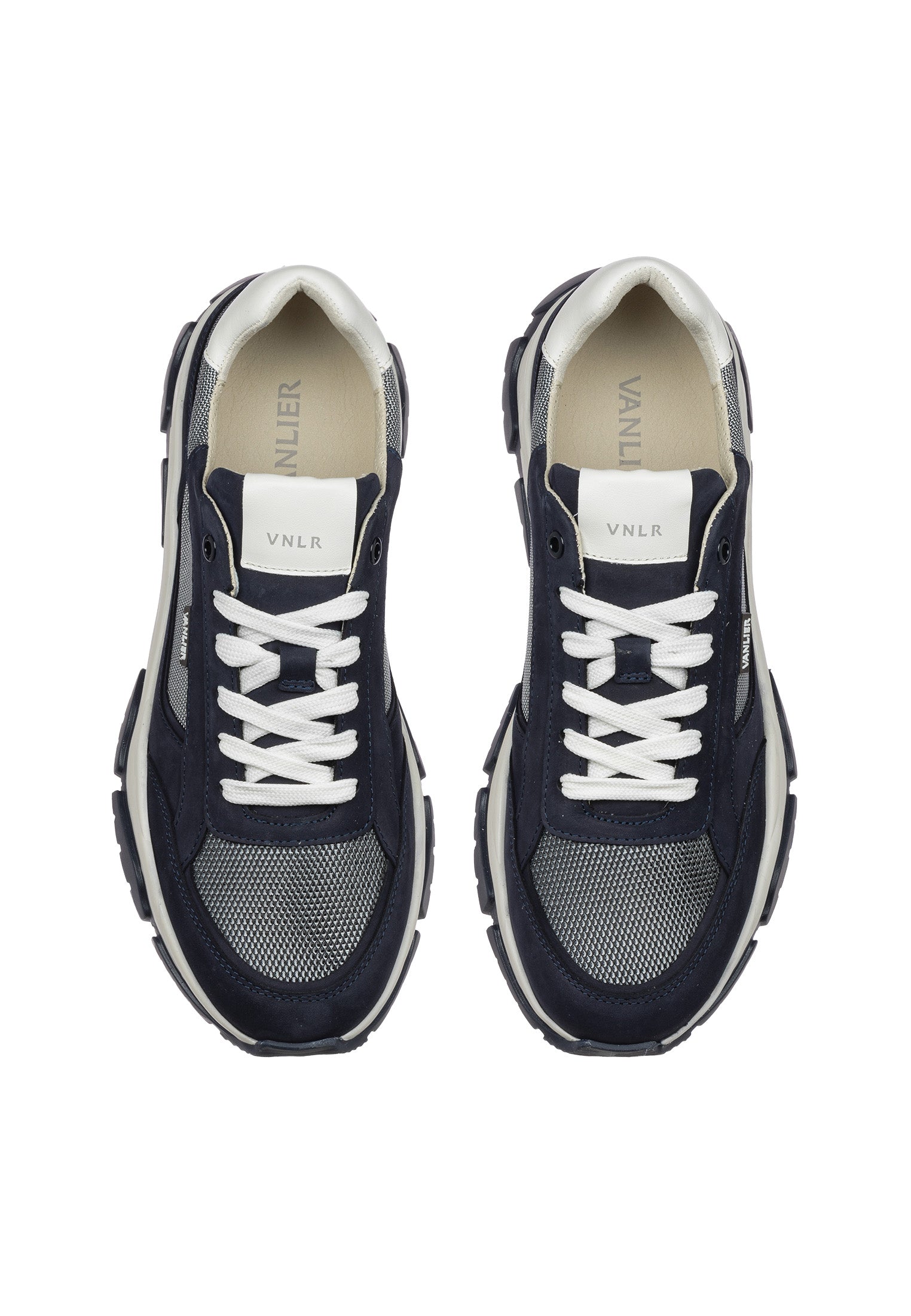 Navy blauw combi Raptor sneaker