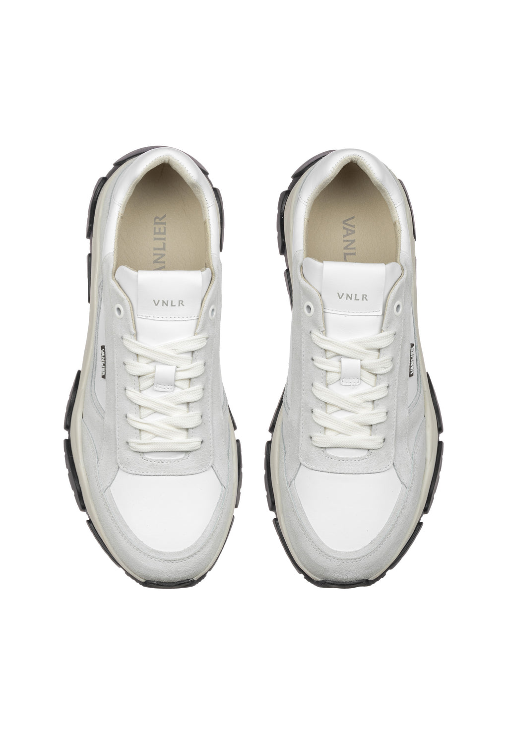 White suede Raptor sneaker