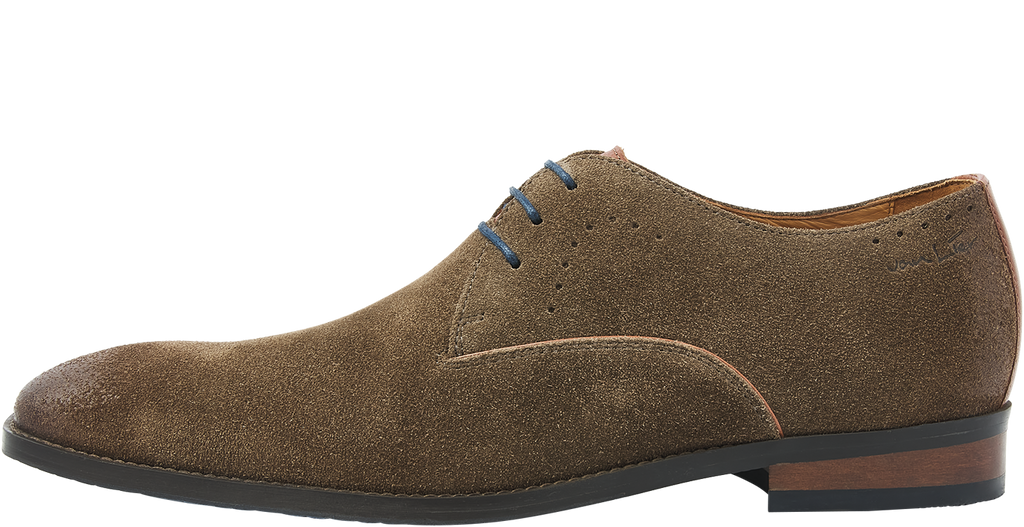 Taupe suède Bregenz veterschoen