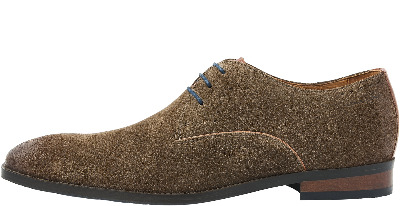 Taupe suède Bregenz veterschoen