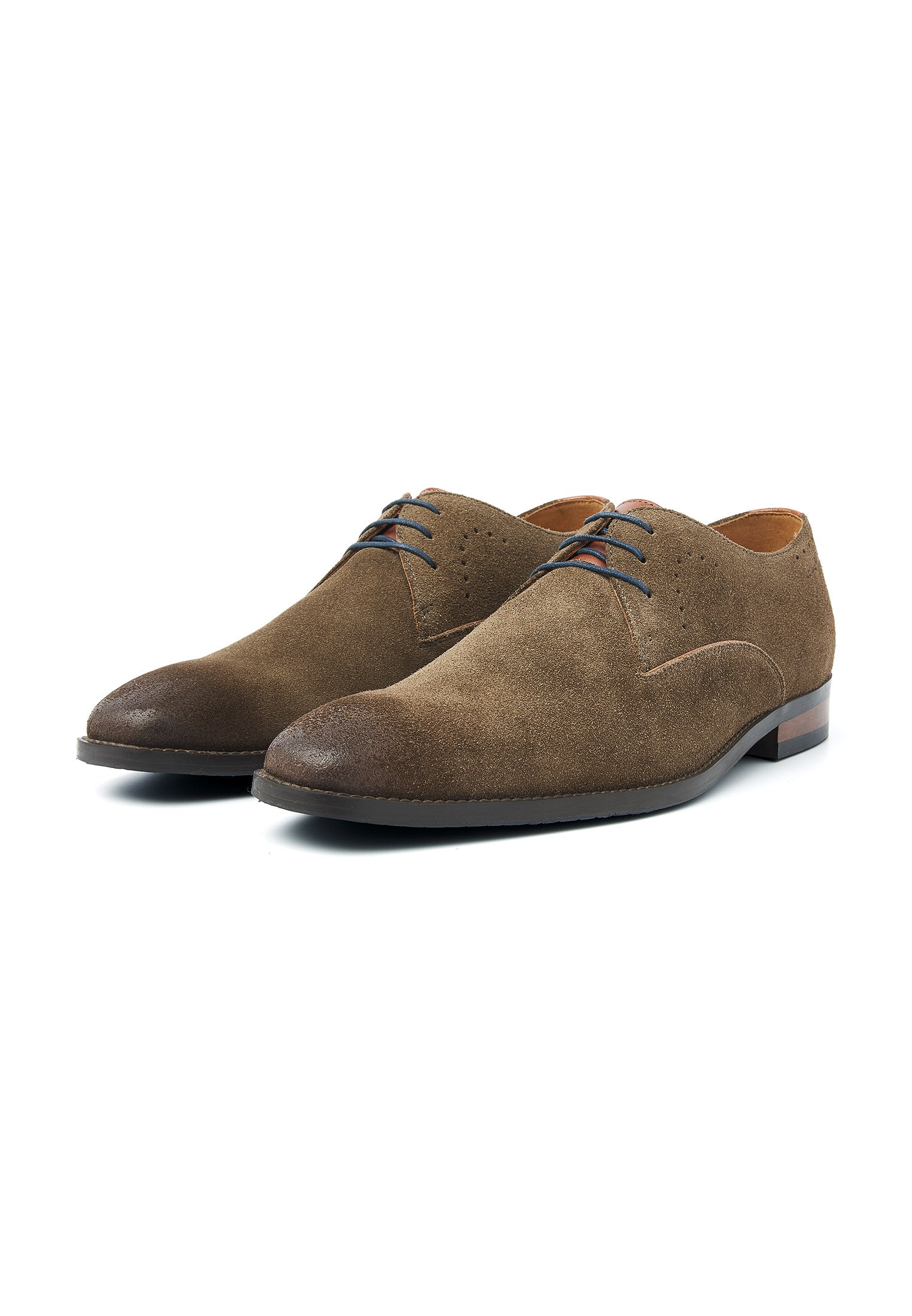Taupe suède Bregenz veterschoen
