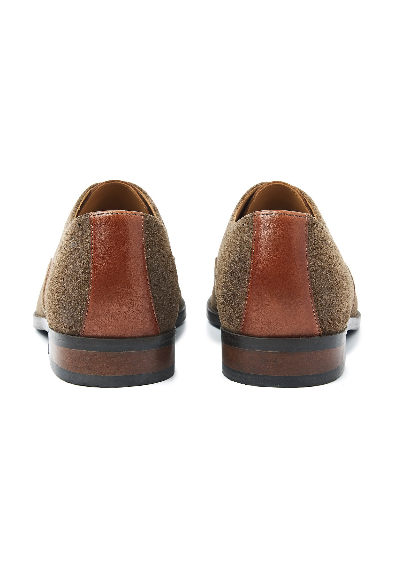 Taupe suède Bregenz veterschoen