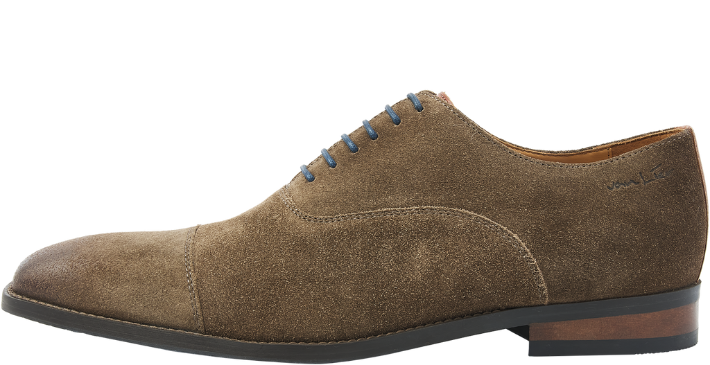 Taupe suède Bregenz veterschoen