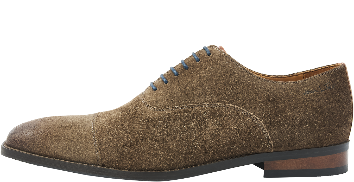 Taupe suède Bregenz veterschoen