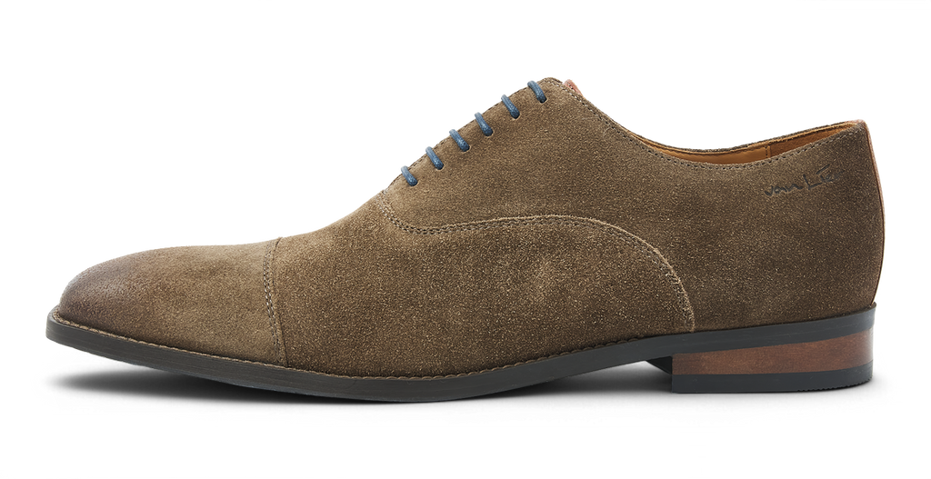 Taupe suède Bregenz veterschoen