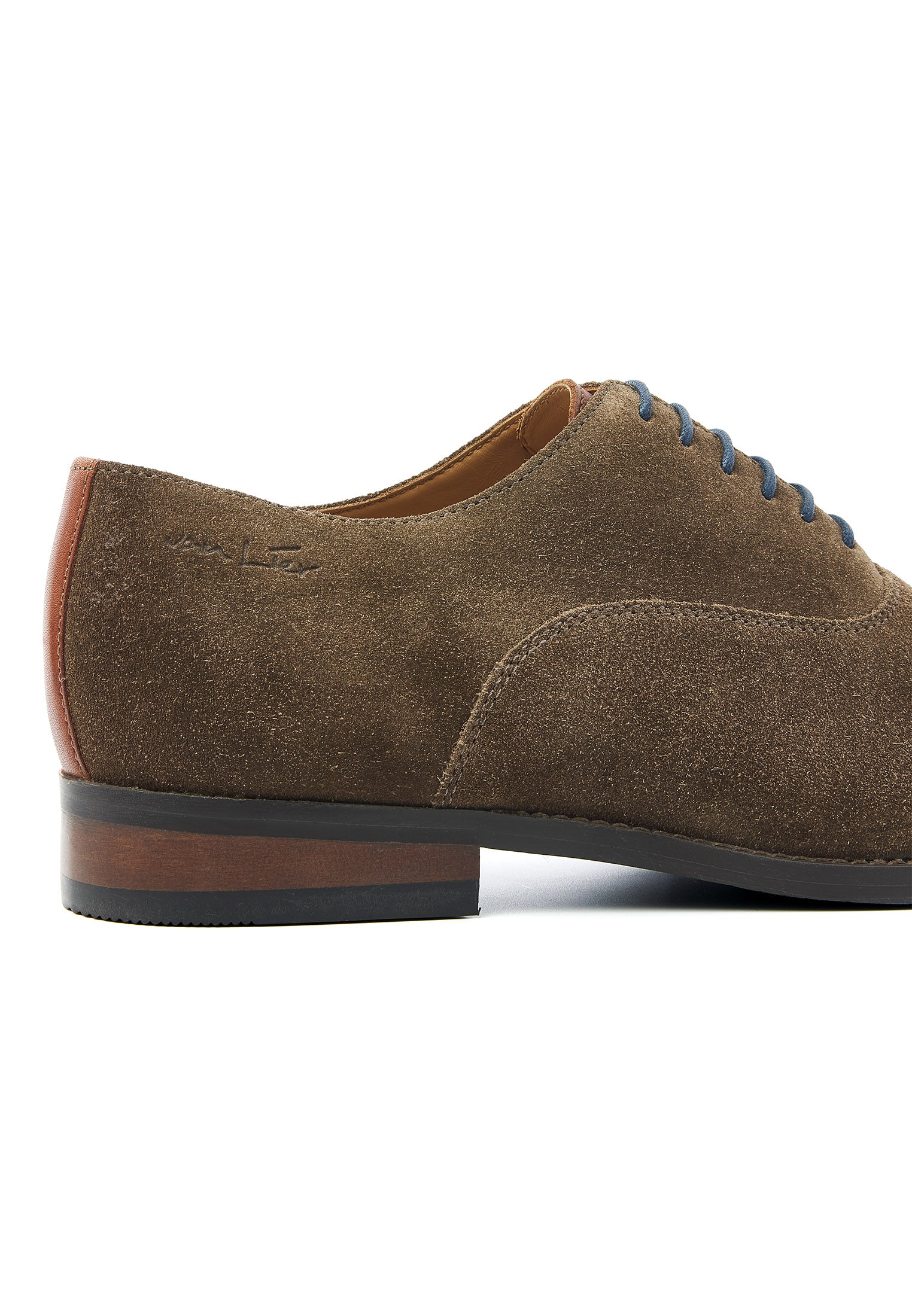 Taupe suède Bregenz veterschoen