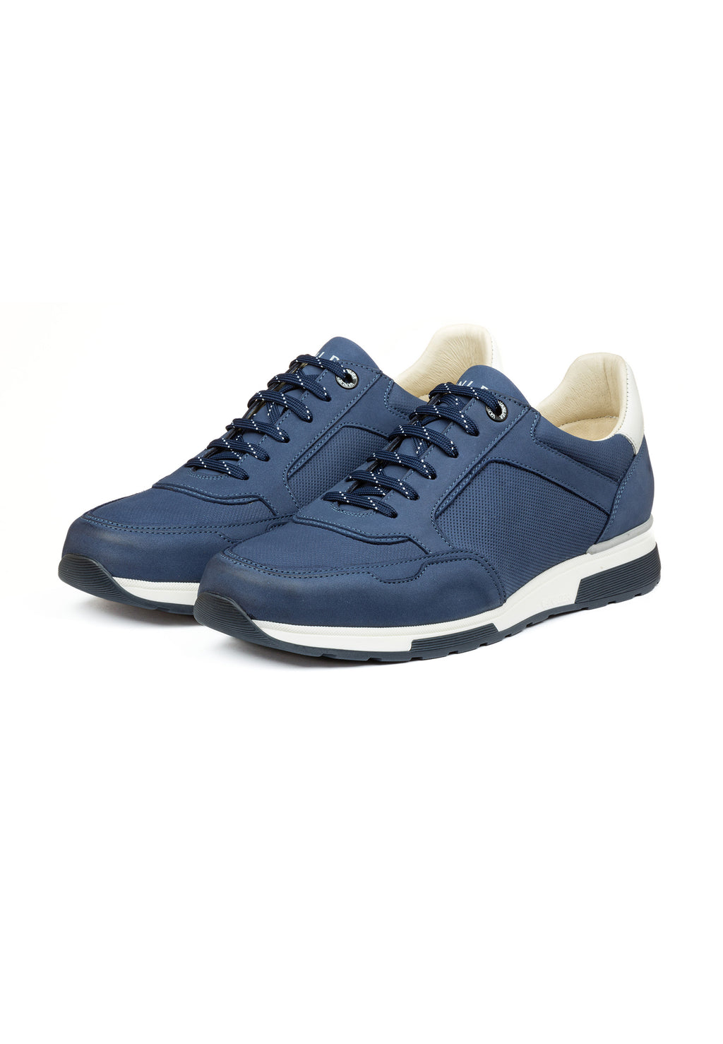 Blauw nubuck Positano sneaker