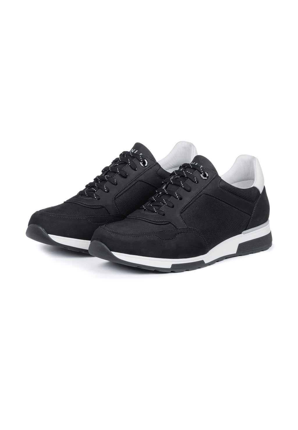 Zwart nubuck Positano sneaker