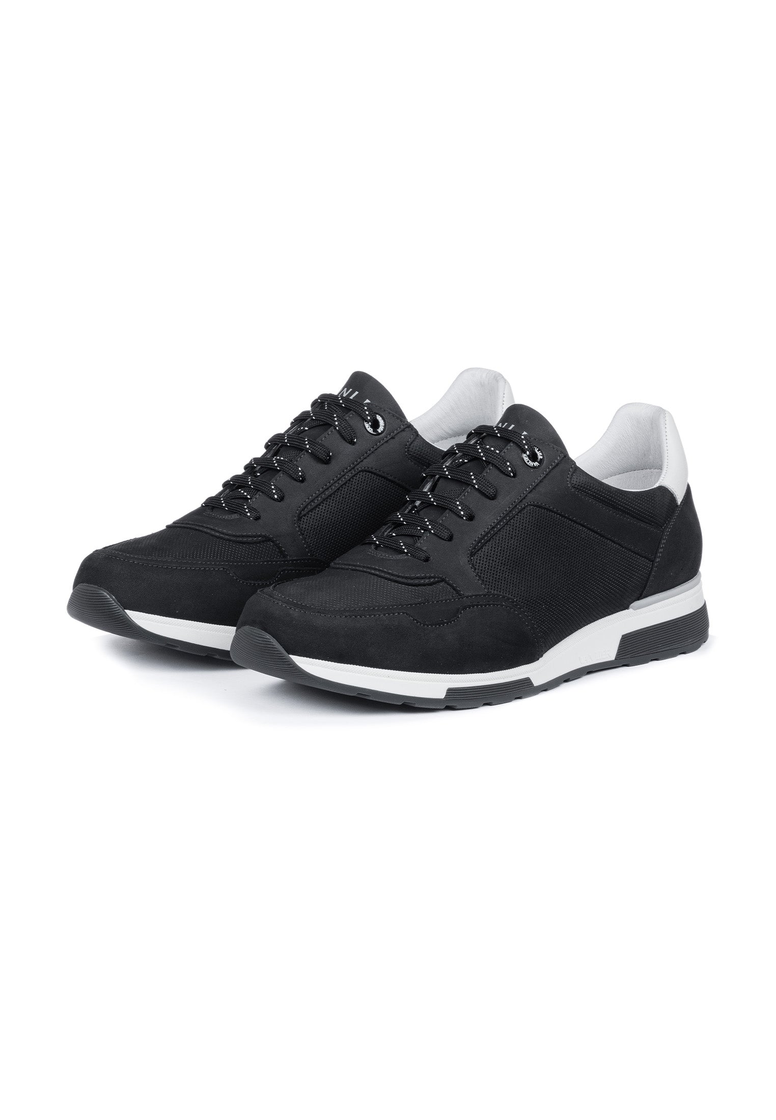 Zwart nubuck Positano sneaker