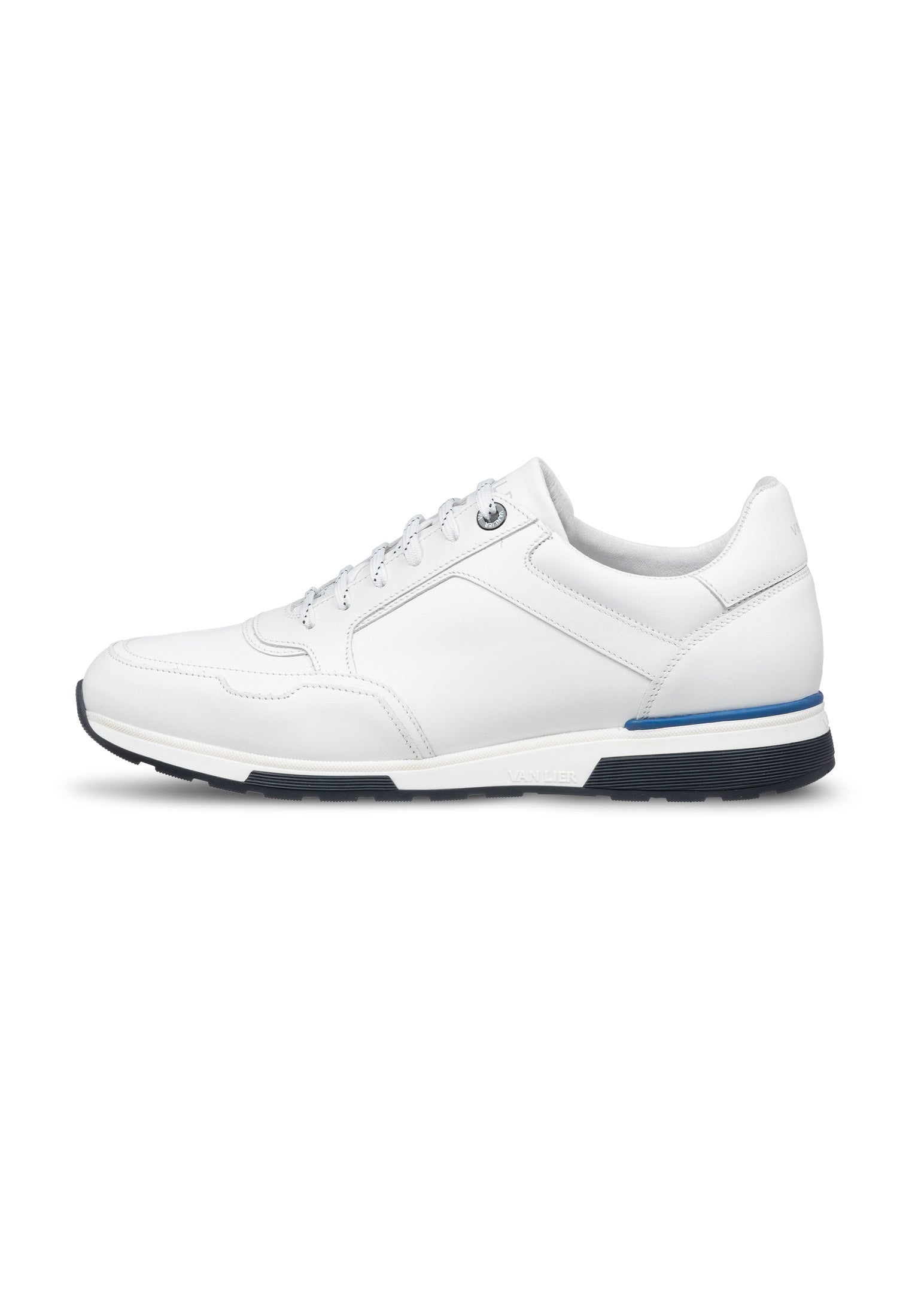 Wit gladleren Positano sneaker