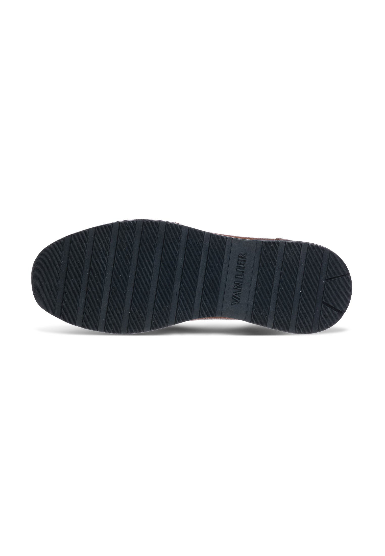 Bruin cognac gladleren Positano sneaker