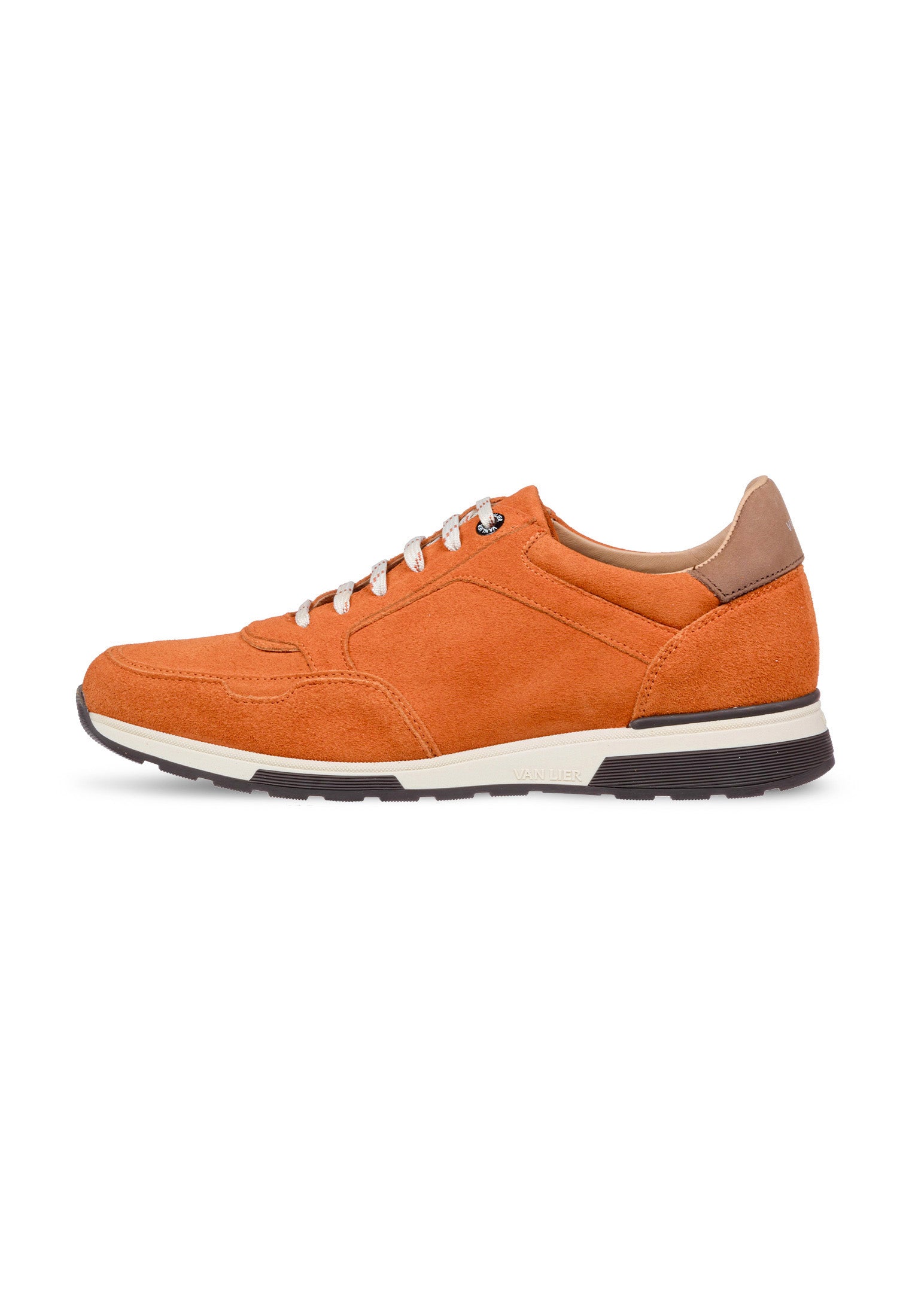 Oranje suède Positano sneaker