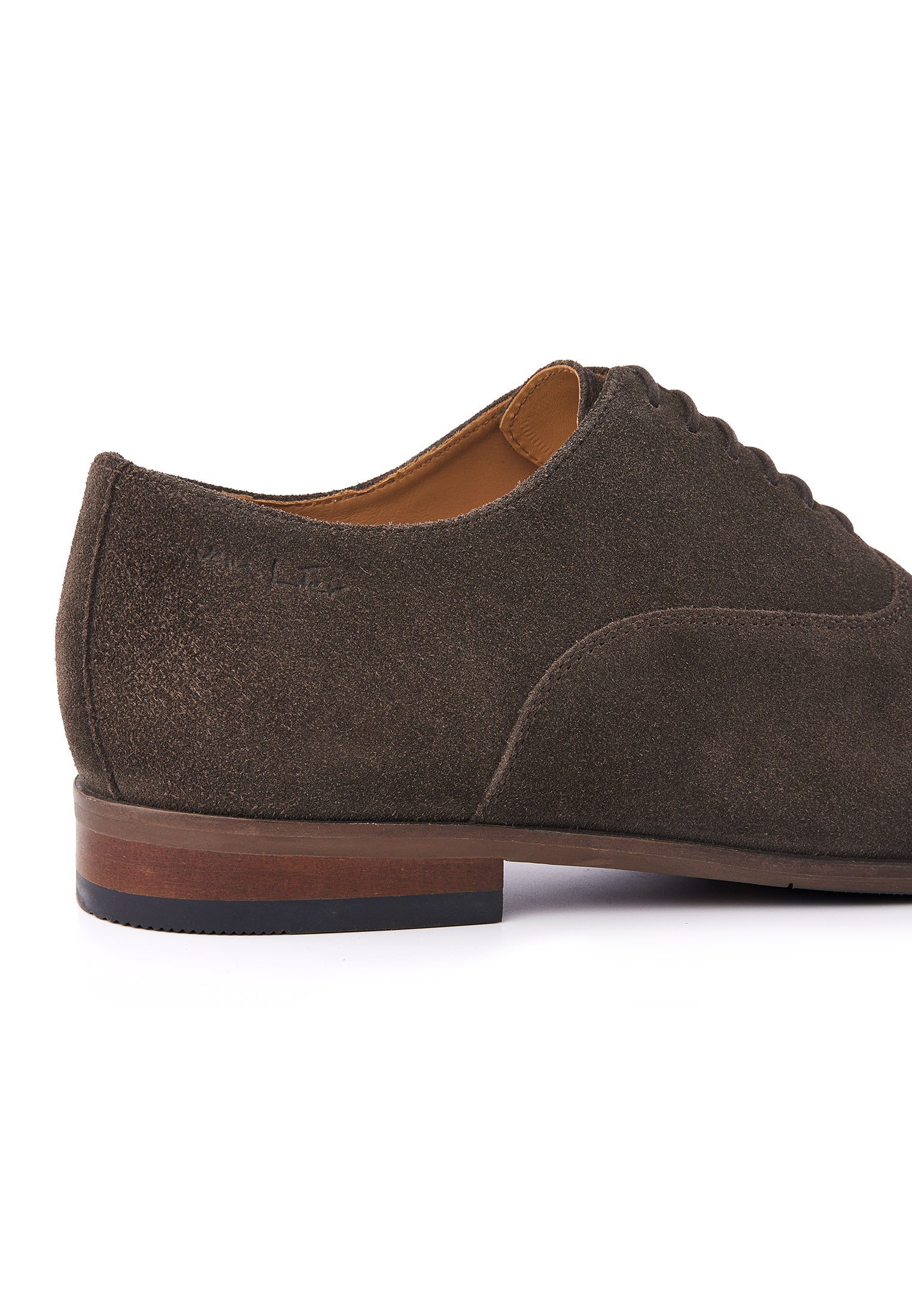 Testa di moro bruin suède Egeus veterschoen