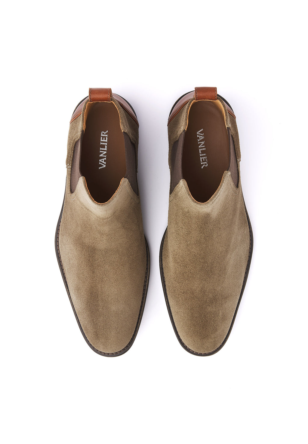 Grijs groen suède Montana chelsea boot