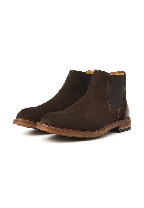Bruin suède Dino chelsea boot