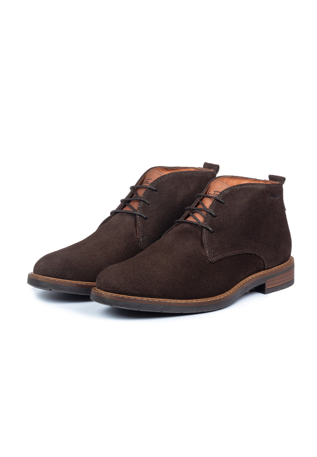 Donker bruin suède Boston boot